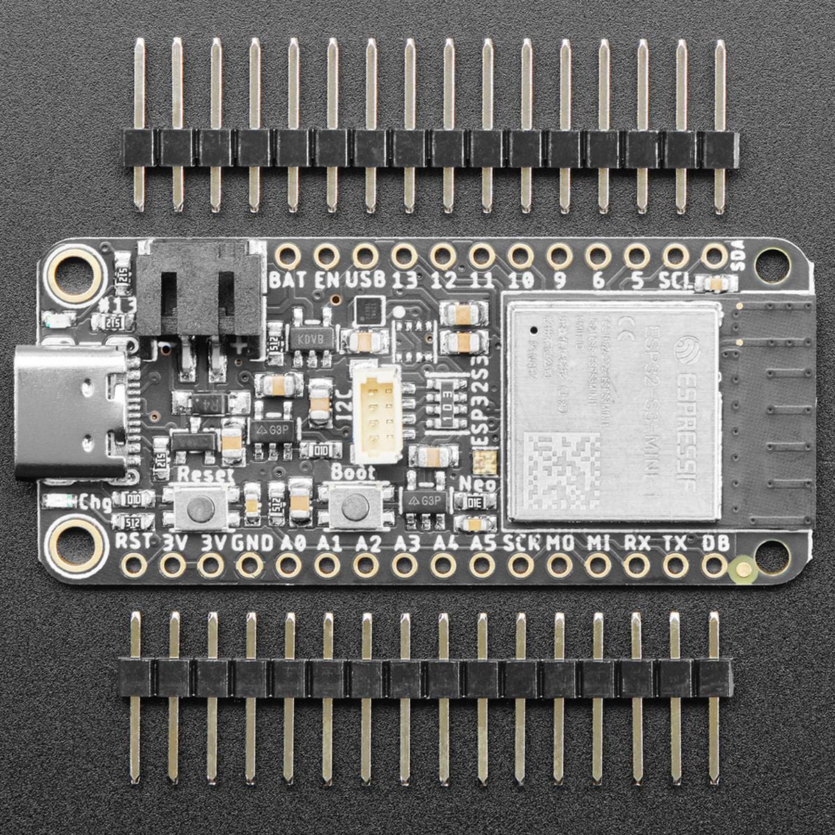 Adafruit ESP32-S3 Feather with 4MB Flash 2MB PSRAM - STEMMA QT / Qwiic by Adafruit - The Pi Hut