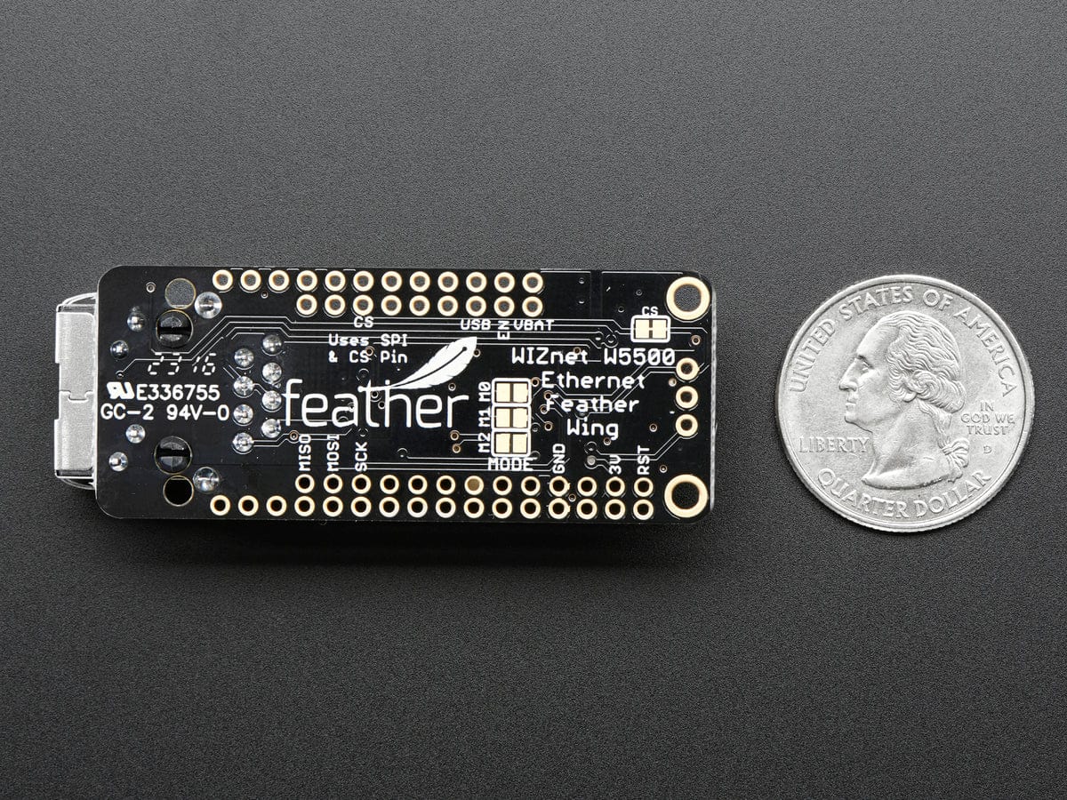 Adafruit Ethernet FeatherWing by Adafruit - The Pi Hut