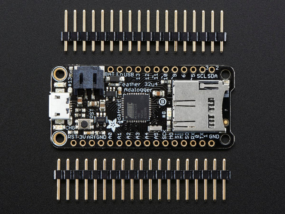Adafruit Feather 32u4 Adalogger by Adafruit - The Pi Hut