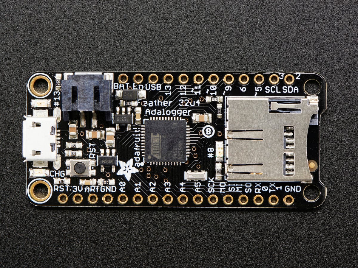 Adafruit Feather 32u4 Adalogger by Adafruit - The Pi Hut