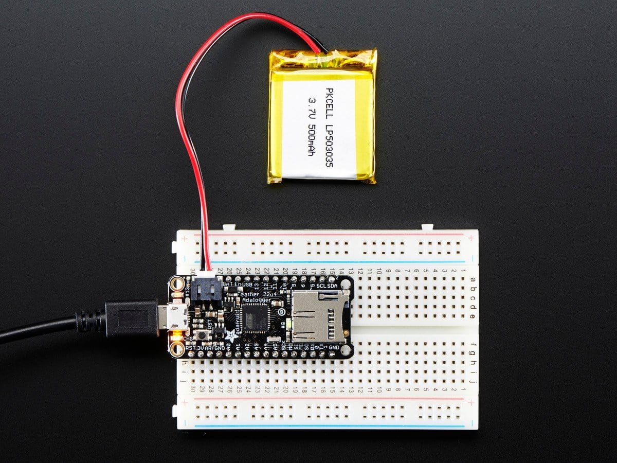Adafruit Feather 32u4 Adalogger by Adafruit - The Pi Hut