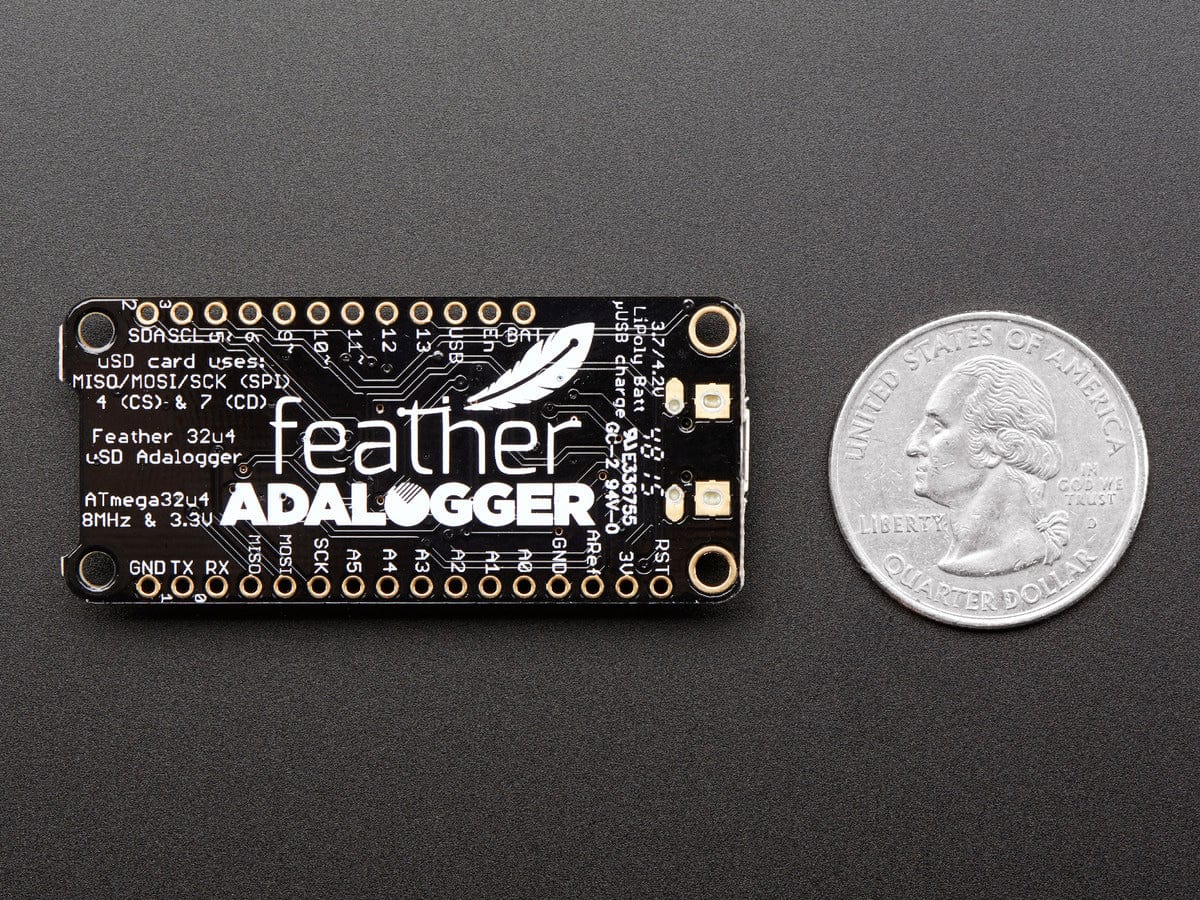 Adafruit Feather 32u4 Adalogger by Adafruit - The Pi Hut