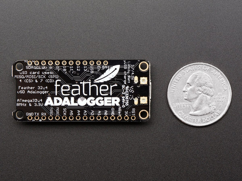 Adafruit Feather 32u4 Adalogger by Adafruit - The Pi Hut