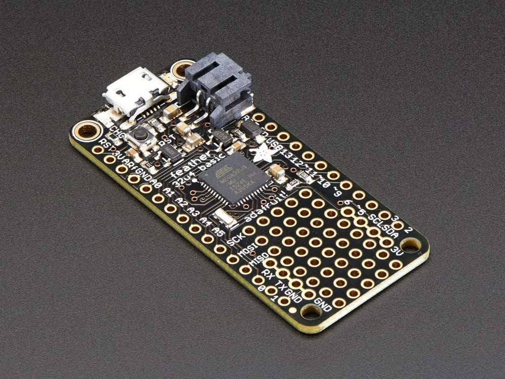 Adafruit Feather 32u4 Basic Proto by Adafruit - The Pi Hut