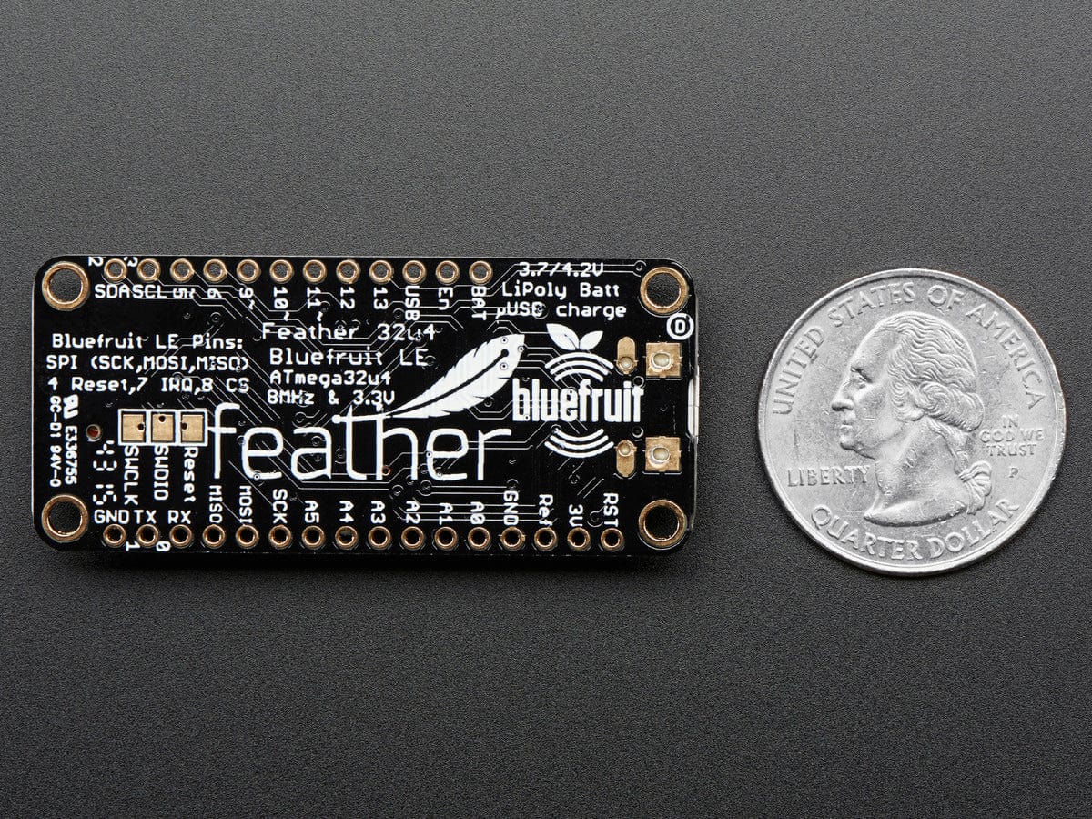 Adafruit Feather 32u4 Bluefruit LE by Adafruit - The Pi Hut
