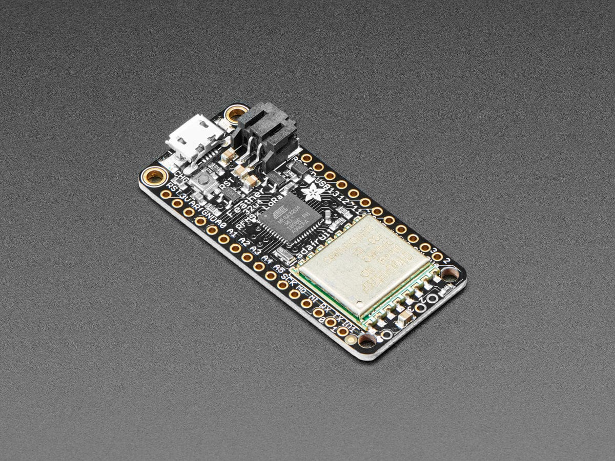Adafruit Feather 32u4 RFM95 LoRa Radio- 868 or 915 MHz (RadioFruit) by Adafruit - The Pi Hut