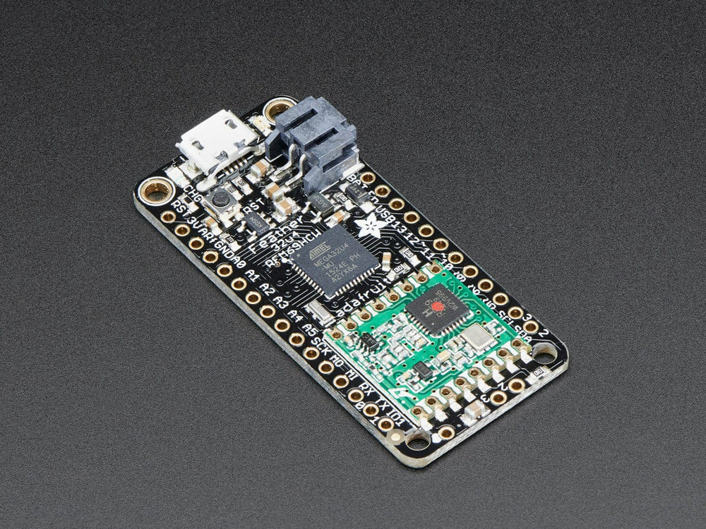 Adafruit Feather 32u4 with RFM69HCW Packet Radio - 433MHz (RadioFruit) by Adafruit - The Pi Hut