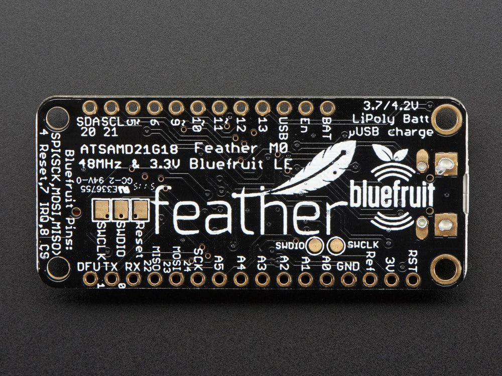 Adafruit Feather M0 Bluefruit LE by Adafruit - The Pi Hut