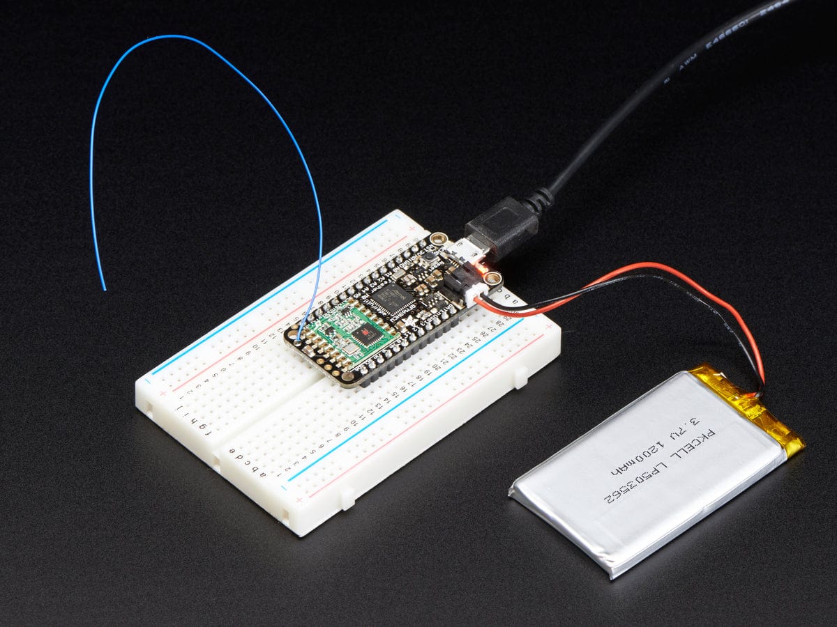 Adafruit Feather M0 RFM69HCW Packet Radio - 433MHz (RadioFruit) by Adafruit - The Pi Hut