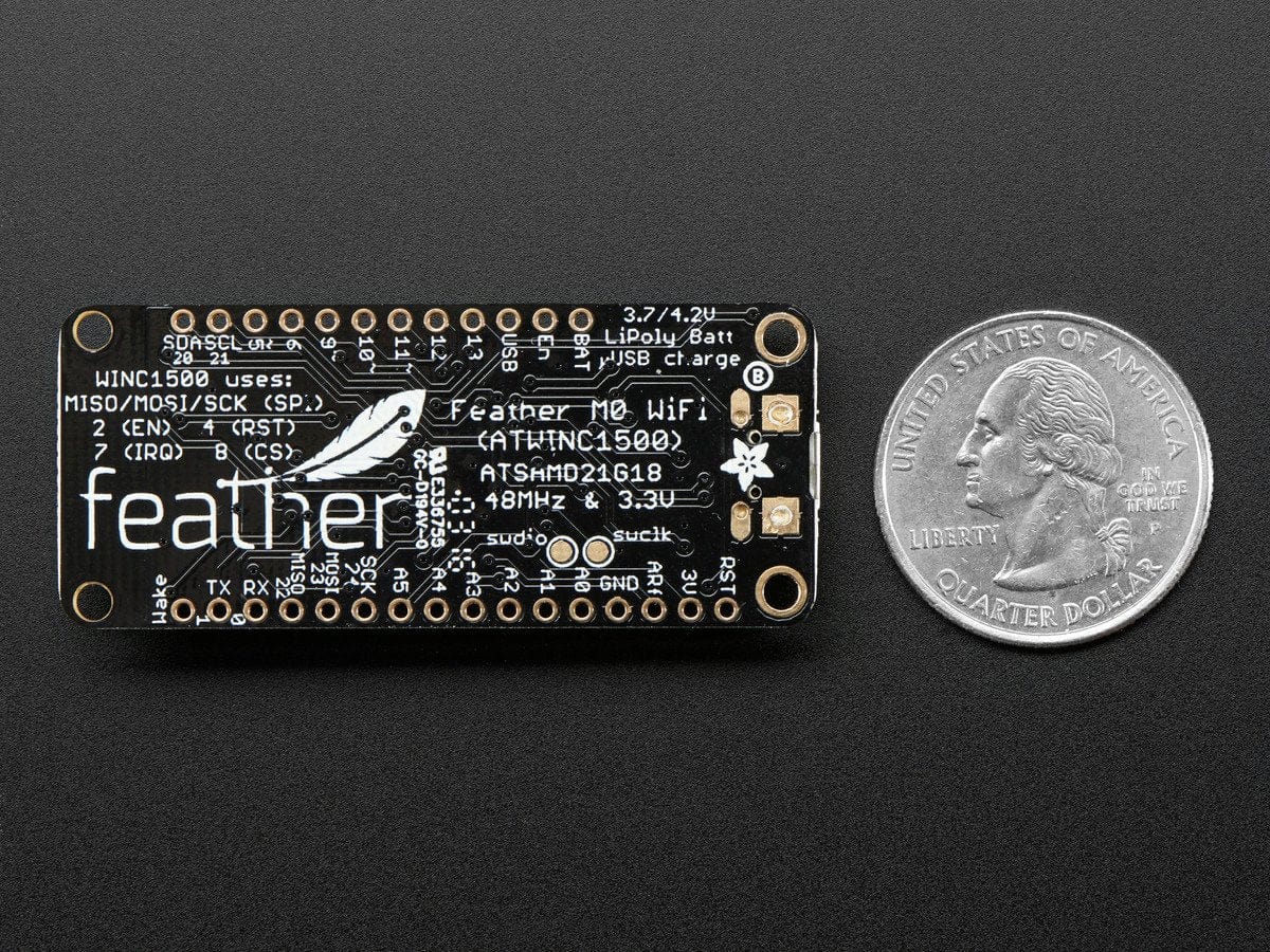 Adafruit Feather M0 WiFi - ATSAMD21 + ATWINC1500 by Adafruit - The Pi Hut