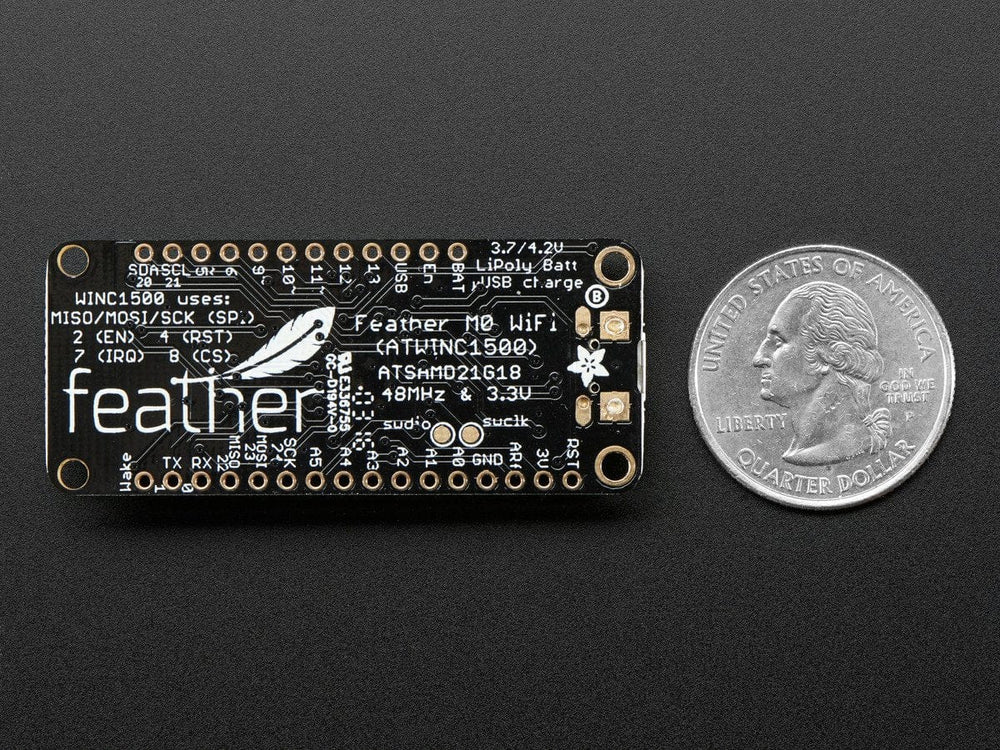 Adafruit Feather M0 WiFi - ATSAMD21 + ATWINC1500 by Adafruit - The Pi Hut
