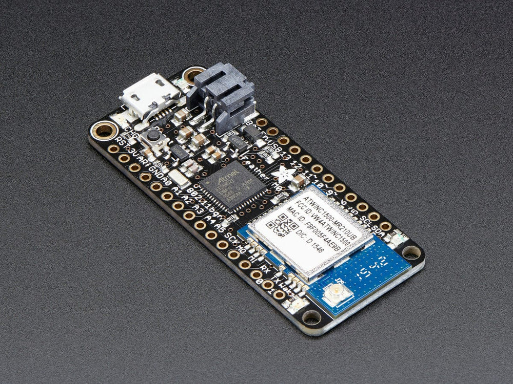 Adafruit Feather M0 WiFi with uFL - ATSAMD21 + ATWINC1500 by Adafruit - The Pi Hut