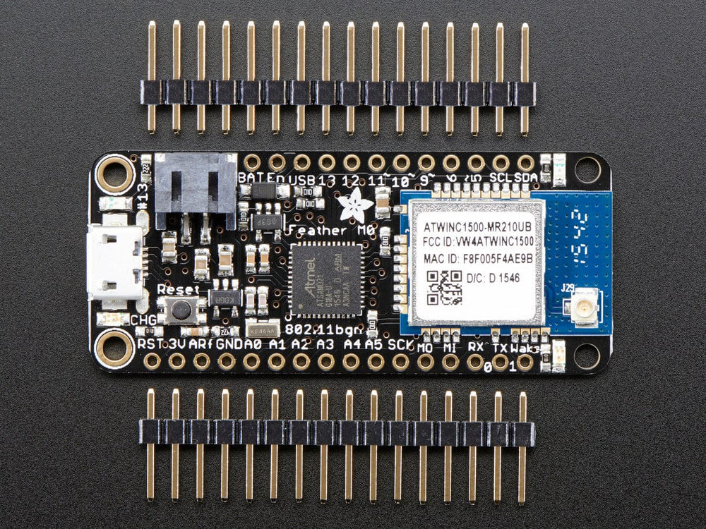 Adafruit Feather M0 WiFi with uFL - ATSAMD21 + ATWINC1500 by Adafruit - The Pi Hut