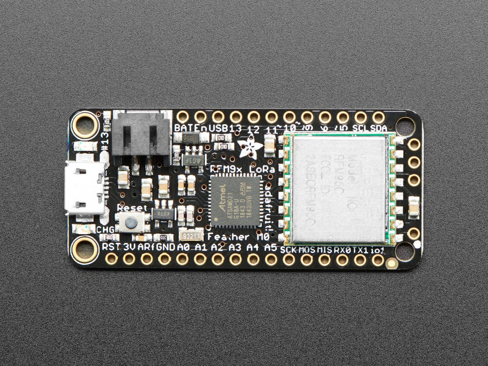 Adafruit Feather M0 with RFM95 LoRa Radio - 900MHz (RadioFruit) by Adafruit - The Pi Hut