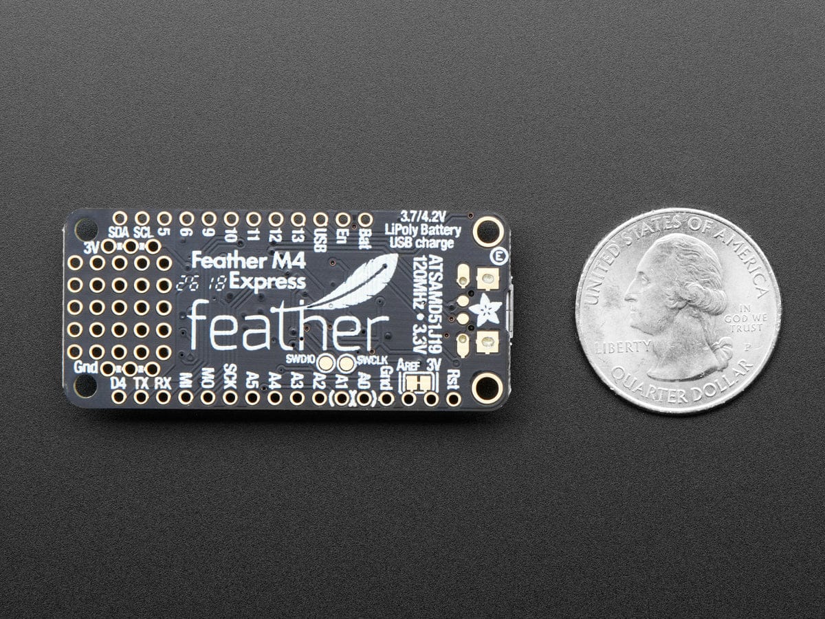 Adafruit Feather M4 Express - Featuring ATSAMD51 - The Pi Hut