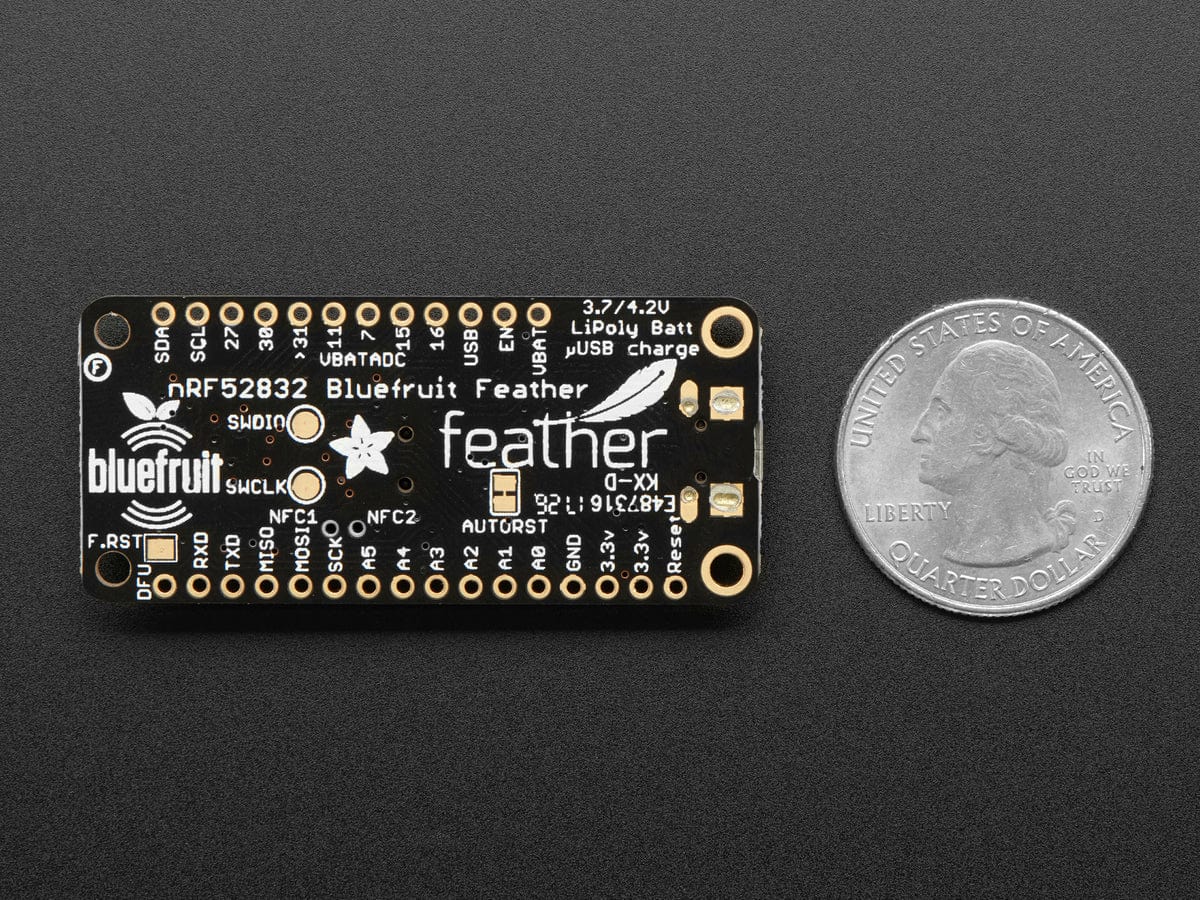 Adafruit Feather nRF52 Pro with myNewt Bootloader (nRF52832) by Adafruit - The Pi Hut