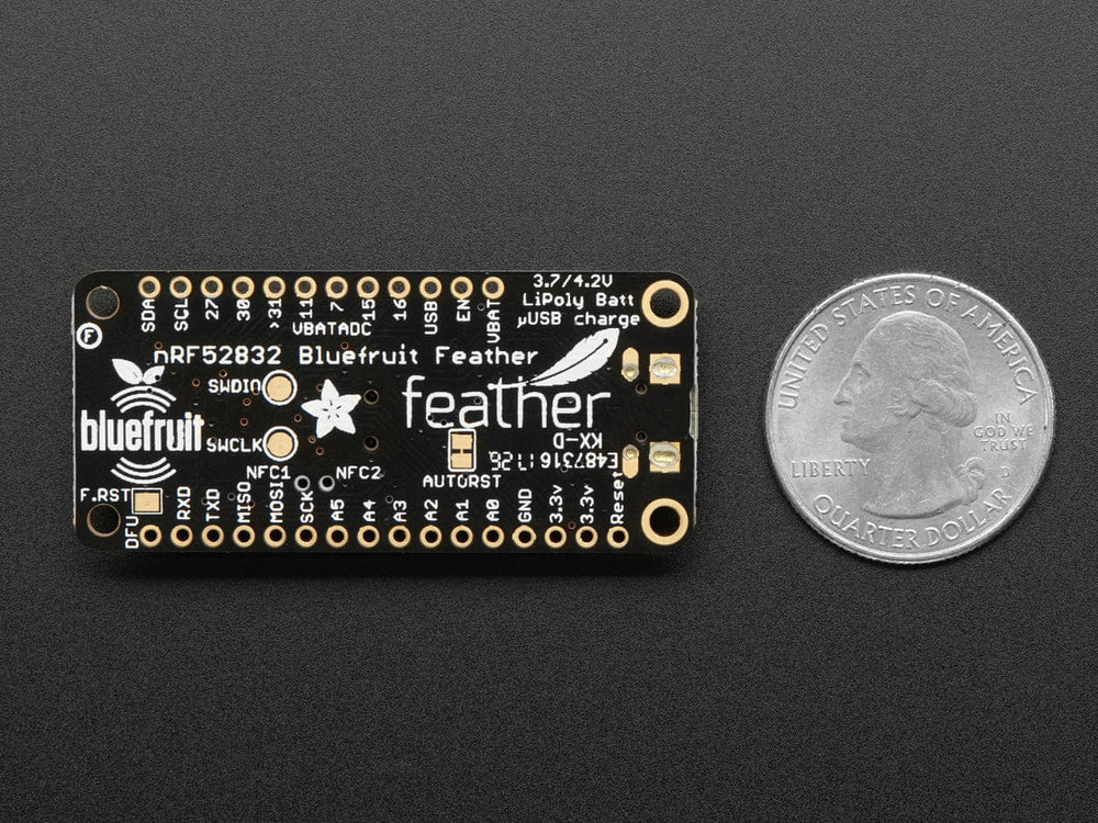 Adafruit Feather nRF52 Pro with myNewt Bootloader (nRF52832) by Adafruit - The Pi Hut