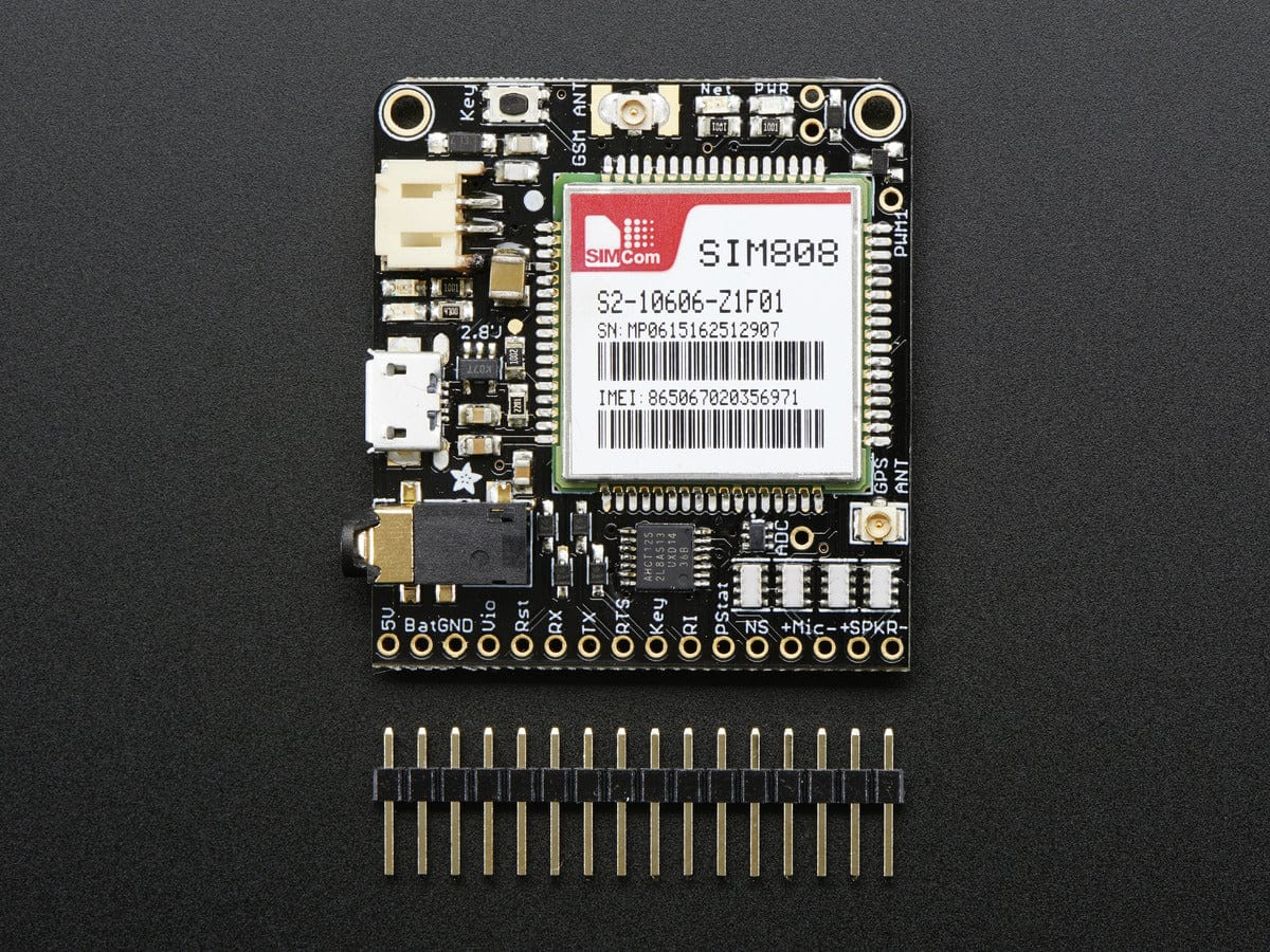 Adafruit FONA 808 - Mini Cellular GSM + GPS Breakout by Adafruit - The Pi Hut