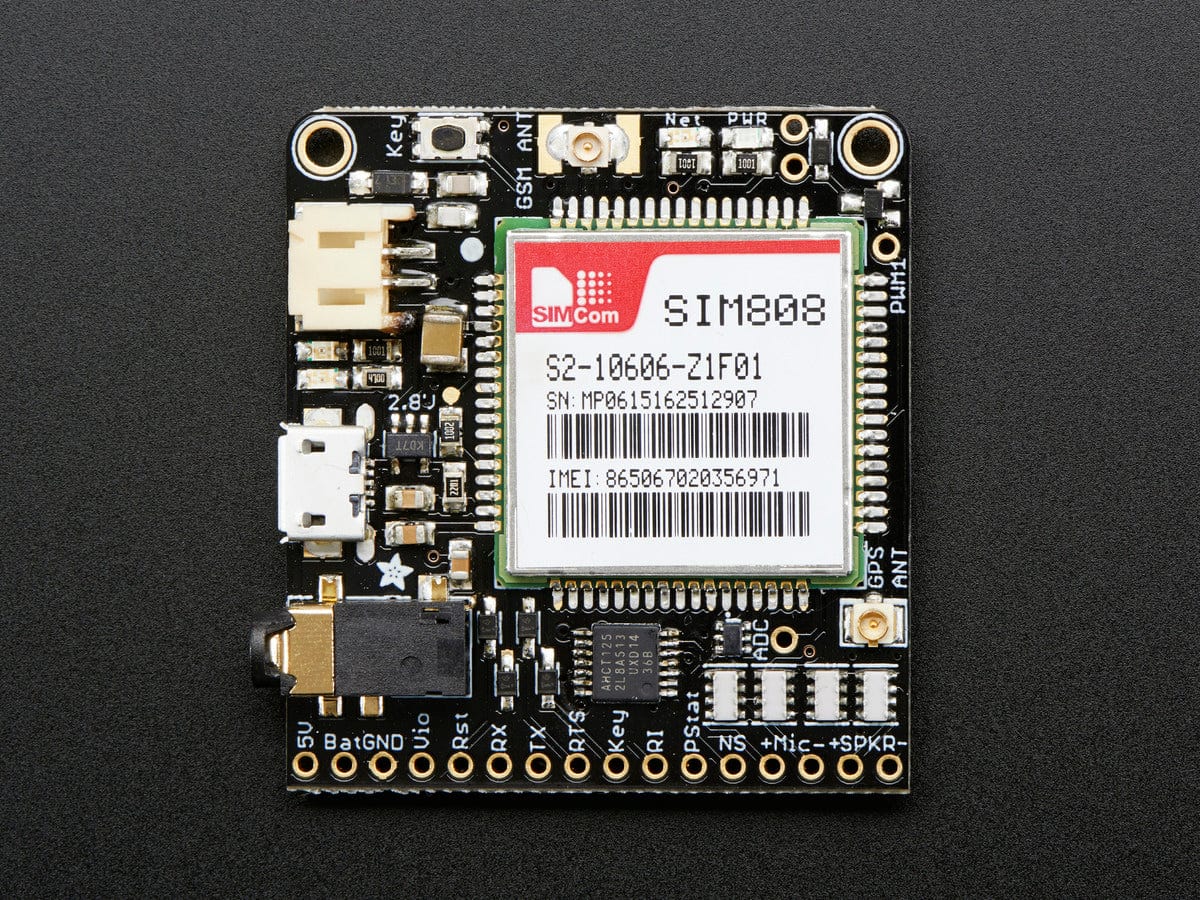 Adafruit FONA 808 - Mini Cellular GSM + GPS Breakout by Adafruit - The Pi Hut