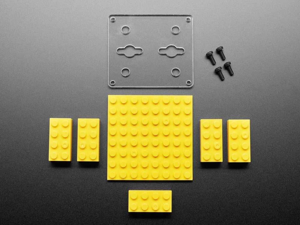Adafruit FunHouse Mounting Plate and Yellow Brick Stand by Adafruit - The Pi Hut