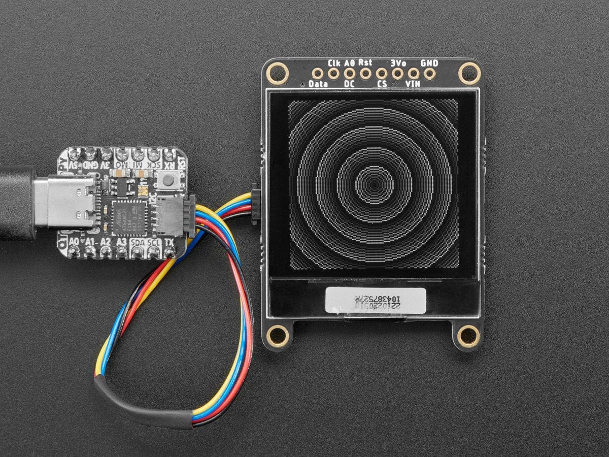 Adafruit Grayscale 1.5" 128x128 OLED Graphic Display (STEMMA QT / Qwiic) by Adafruit - The Pi Hut
