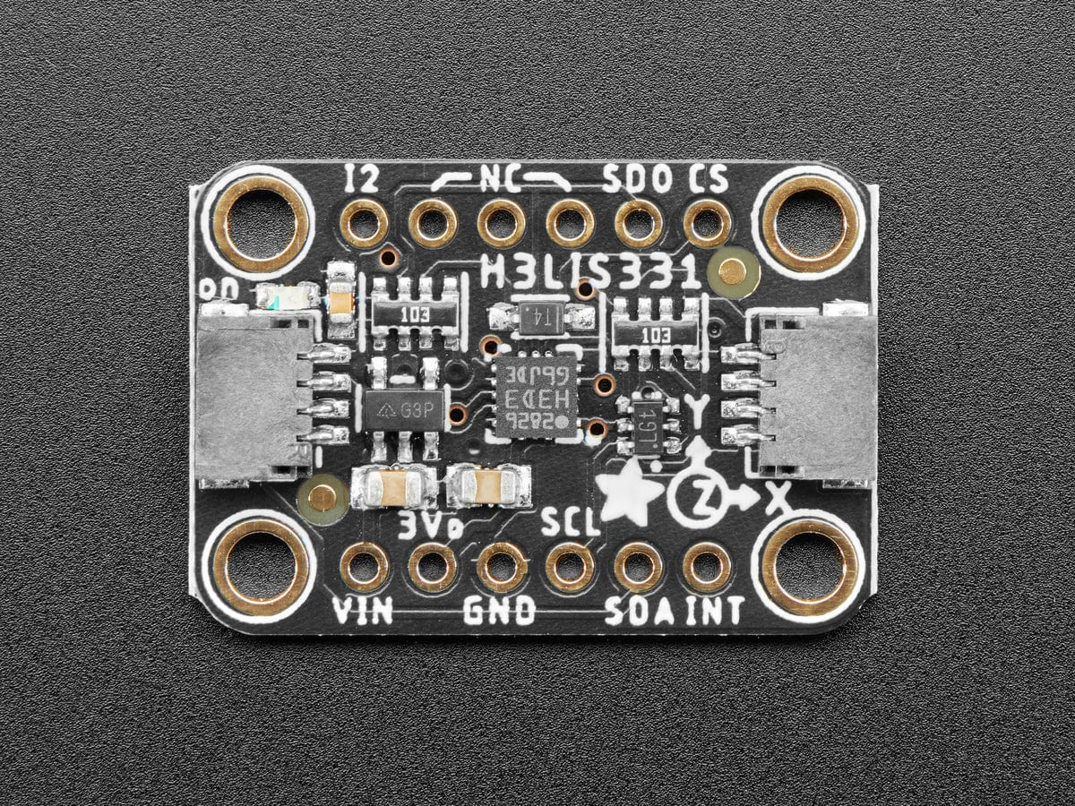 Adafruit H3LIS331 Ultra High Range Triple-Axis Accelerometer (STEMMA QT / Qwiic) by Adafruit - The Pi Hut