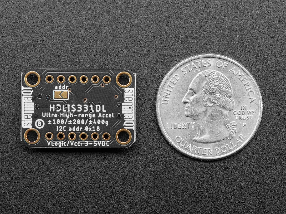 Adafruit H3LIS331 Ultra High Range Triple-Axis Accelerometer (STEMMA QT / Qwiic) by Adafruit - The Pi Hut