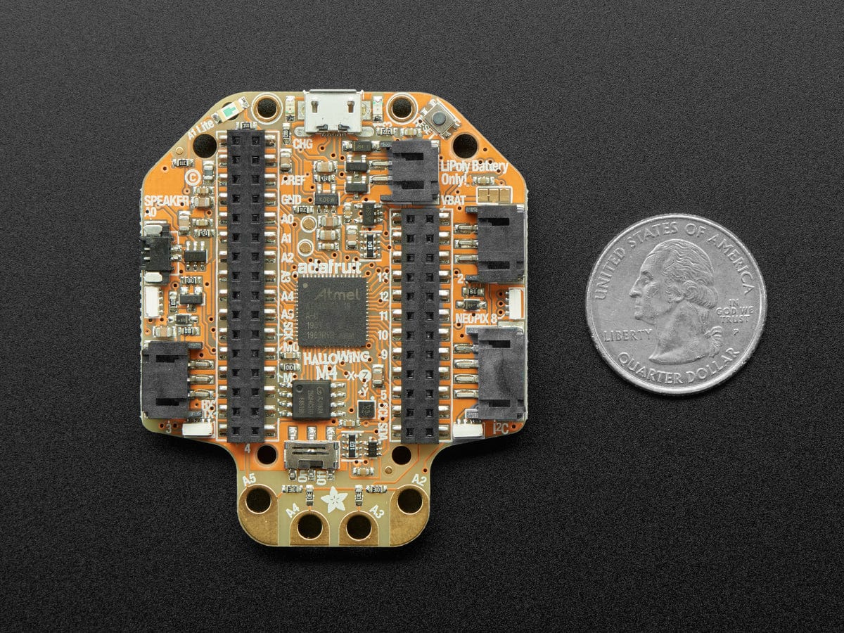 Adafruit HalloWing M4 Express - ORANGE HALLOWEEN EDITION! by Adafruit - The Pi Hut