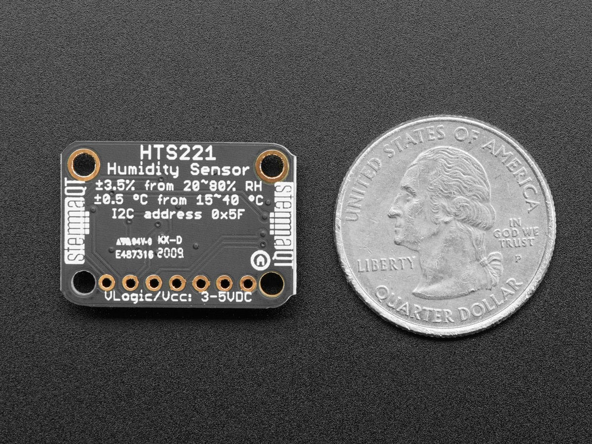 Adafruit HTS221 - Temperature & Humidity Sensor Breakout Board (STEMMA QT / Qwiic) by Adafruit - The Pi Hut