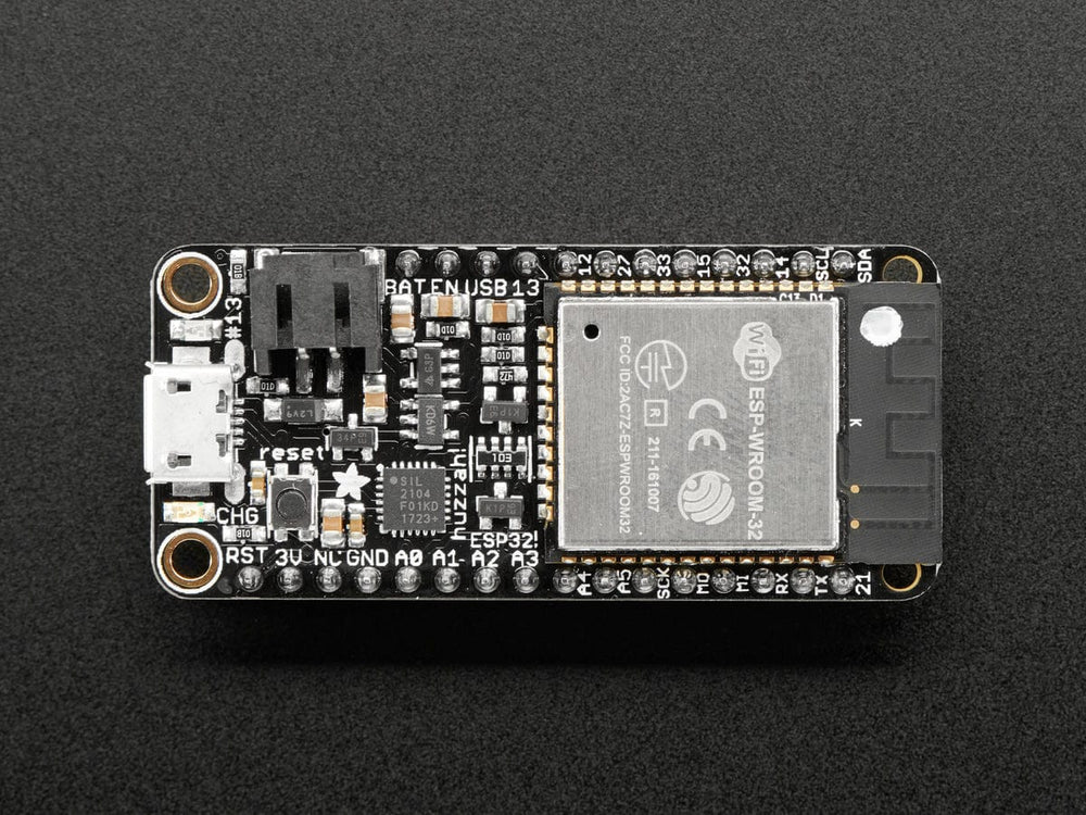 Adafruit HUZZAH32 – ESP32 Feather Board (pre-soldered) by Adafruit - The Pi Hut