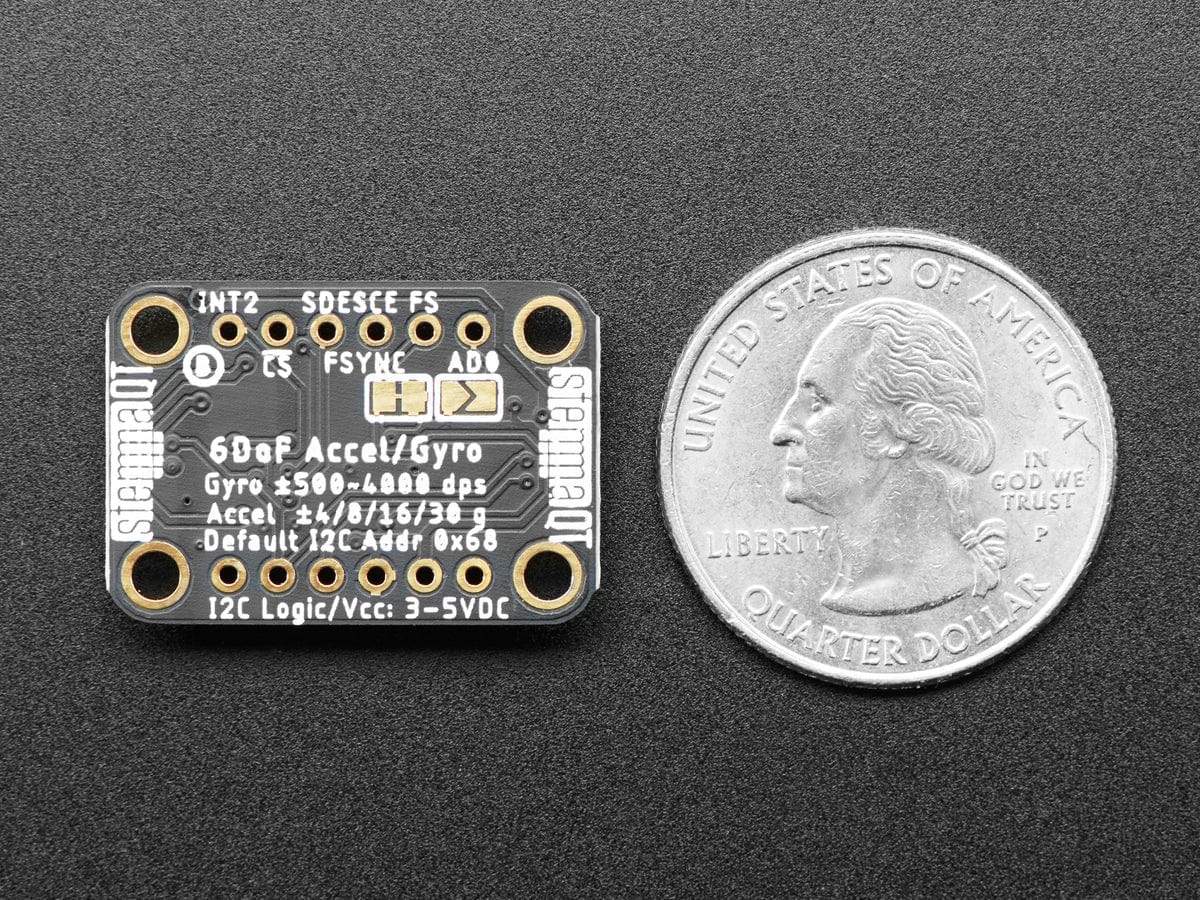 Adafruit ICM-20649 Wide Range ±30g ±4000dps 6-DoF IMU - The Pi Hut