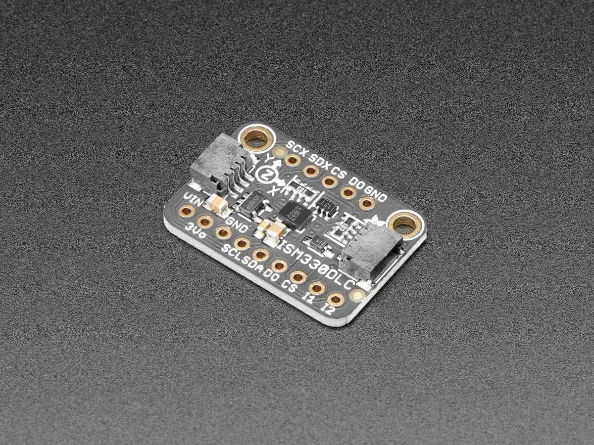 Adafruit ISM330DHCX - 6 DoF IMU - Accelerometer and Gyroscope (STEMMA QT / Qwiic) by Adafruit - The Pi Hut