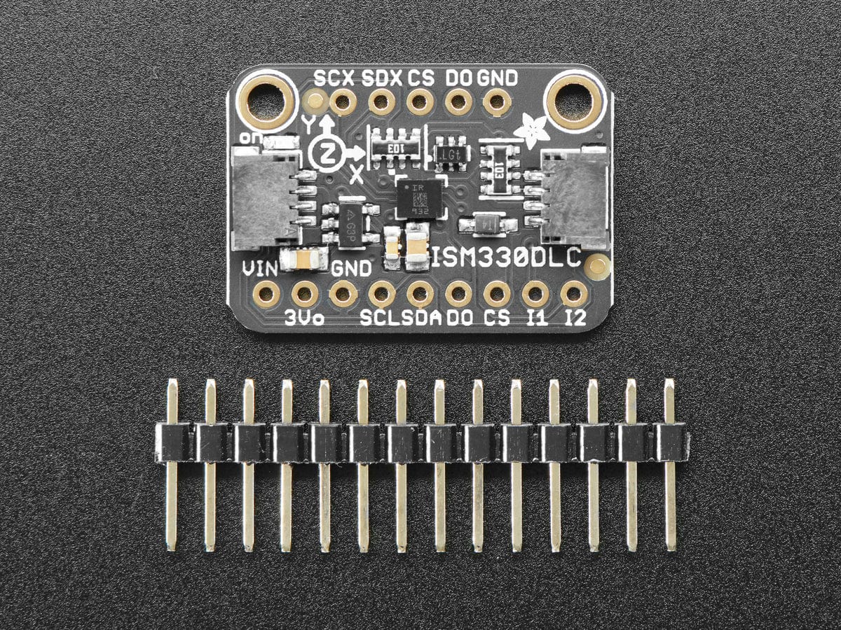 Adafruit ISM330DHCX - 6 DoF IMU - Accelerometer and Gyroscope (STEMMA QT / Qwiic) by Adafruit - The Pi Hut