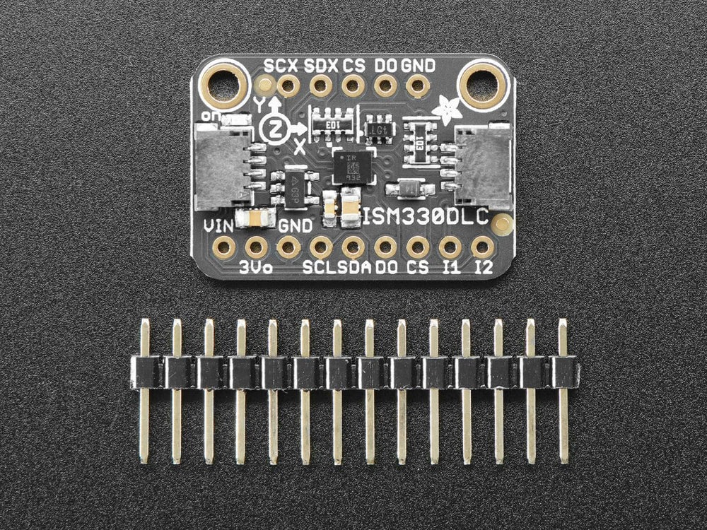 Adafruit ISM330DHCX - 6 DoF IMU - Accelerometer and Gyroscope (STEMMA QT / Qwiic) by Adafruit - The Pi Hut