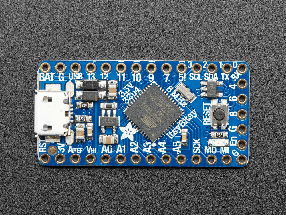 Adafruit ItsyBitsy 32u4 - 3V 8MHz - The Pi Hut