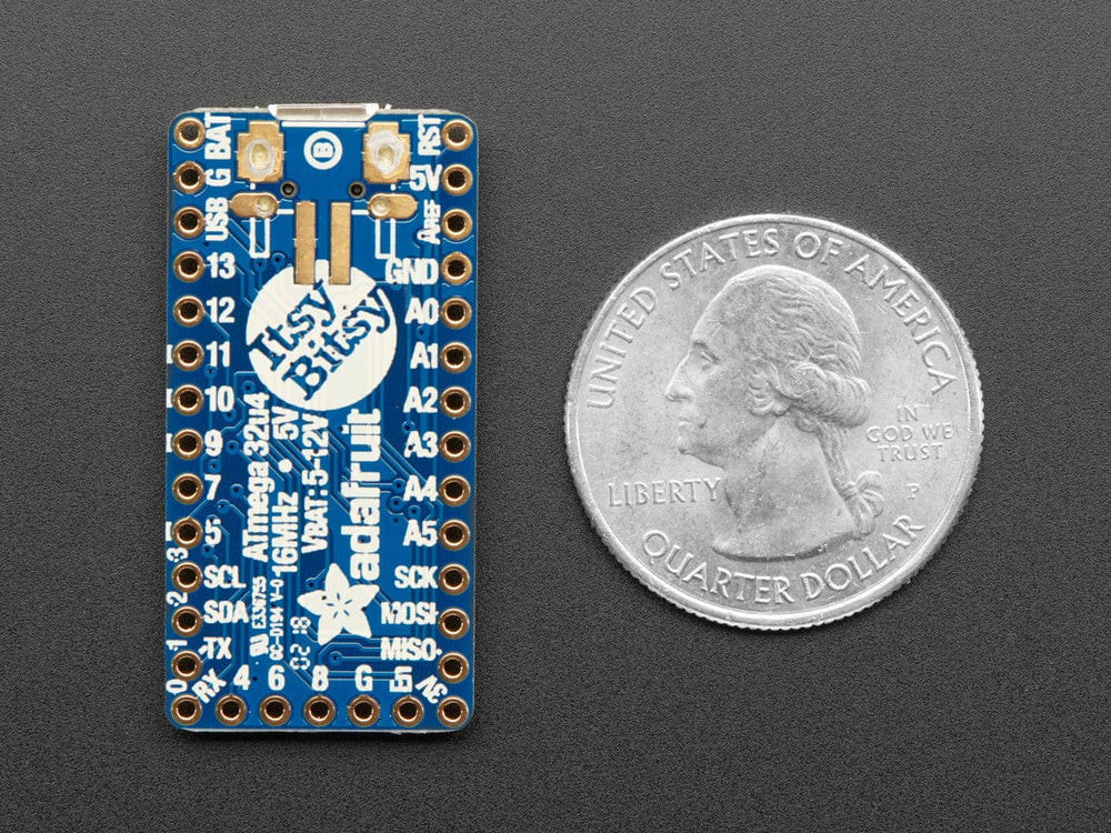 Adafruit ItsyBitsy 32u4 - 5V 16MHz by Adafruit - The Pi Hut