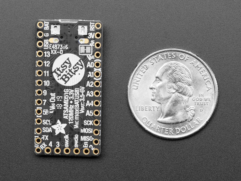 Adafruit ItsyBitsy M4 Express featuring ATSAMD51 by Adafruit - The Pi Hut
