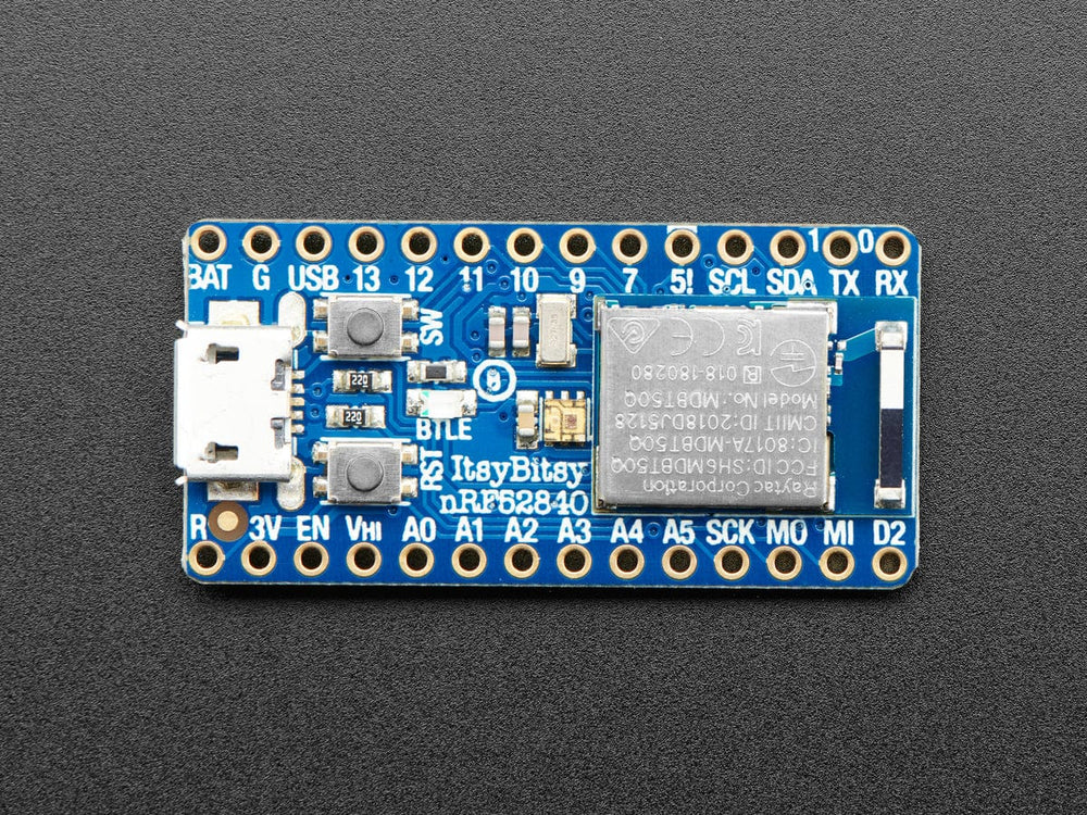 Adafruit ItsyBitsy nRF52840 Express - Bluetooth LE by Adafruit - The Pi Hut