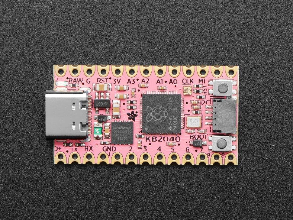 Adafruit KB2040 - RP2040 Kee Boar Driver by Adafruit - The Pi Hut