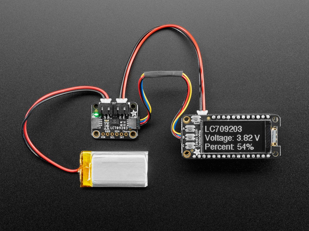 Adafruit LC709203F LiPoly / LiIon Fuel Gauge and Battery Monitor (STEMMA JST PH & QT / Qwiic) by Adafruit - The Pi Hut