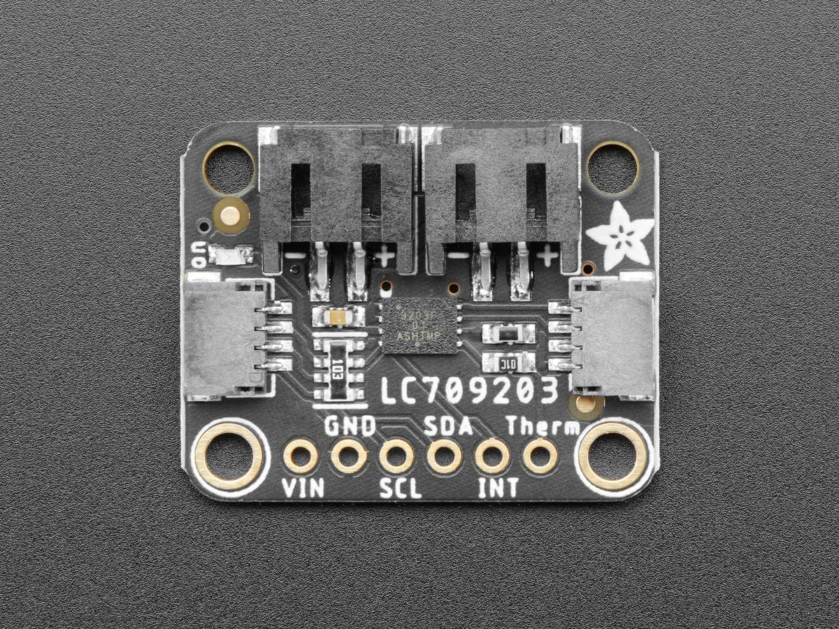 Adafruit LC709203F LiPoly / LiIon Fuel Gauge and Battery Monitor (STEMMA JST PH & QT / Qwiic) by Adafruit - The Pi Hut