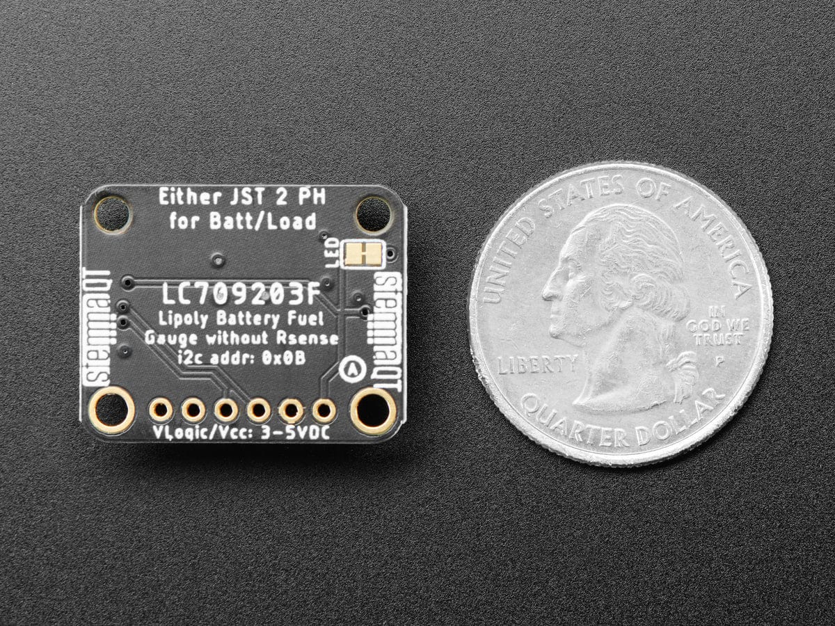 Adafruit LC709203F LiPoly / LiIon Fuel Gauge and Battery Monitor (STEMMA JST PH & QT / Qwiic) by Adafruit - The Pi Hut