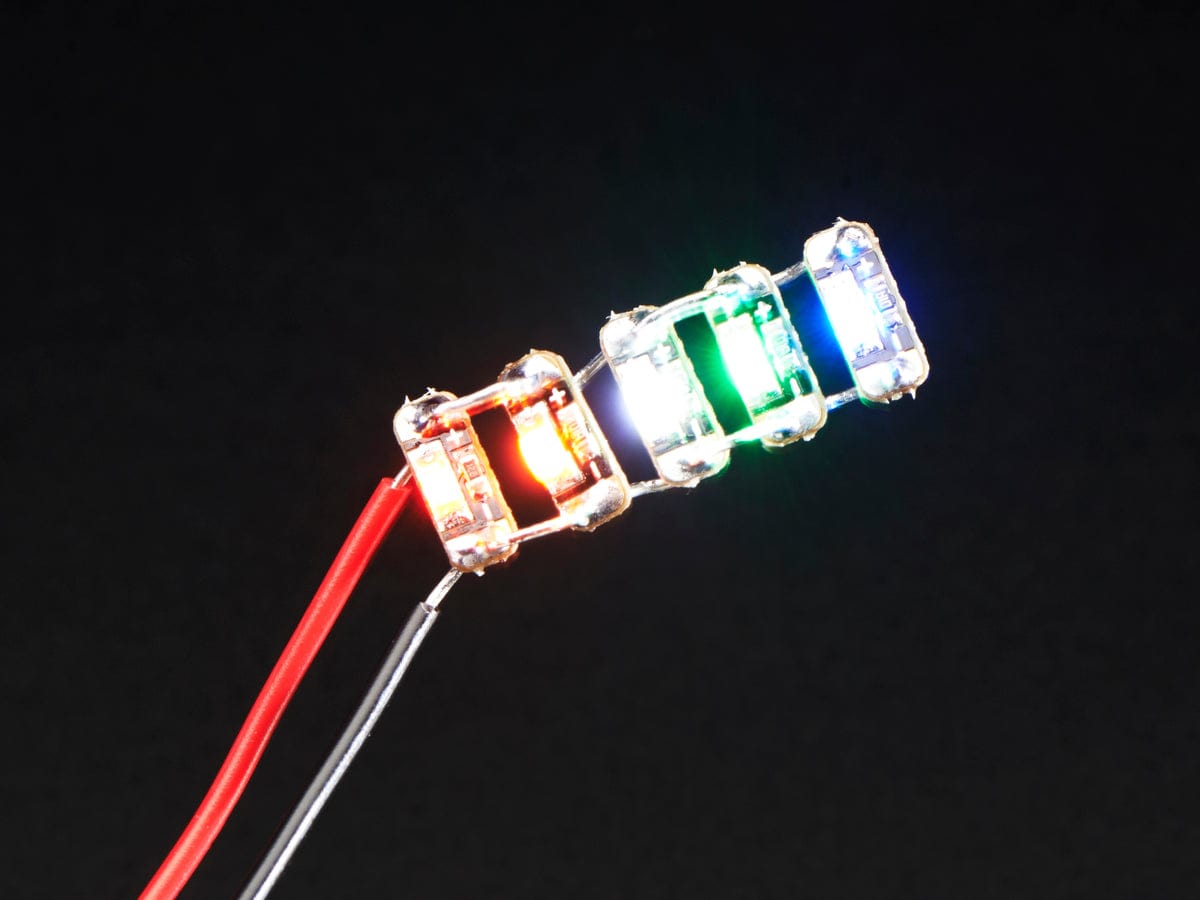 Adafruit LED Sequins - Multicolor Pack of 5 by Adafruit - The Pi Hut