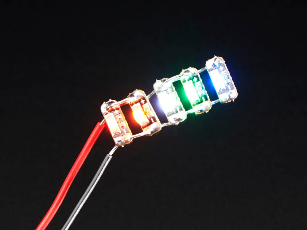 Adafruit LED Sequins - Multicolor Pack of 5 by Adafruit - The Pi Hut