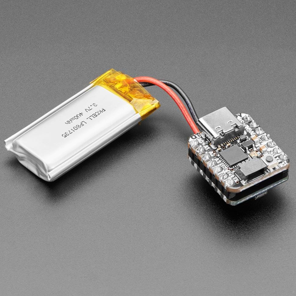 Adafruit LiIon or LiPoly Charger BFF Add-on for QT Py by Adafruit - The Pi Hut