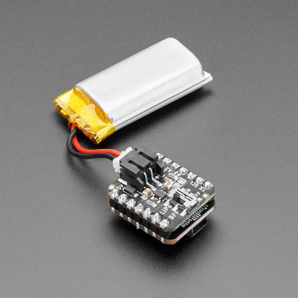 Adafruit LiIon or LiPoly Charger BFF Add-on for QT Py by Adafruit - The Pi Hut
