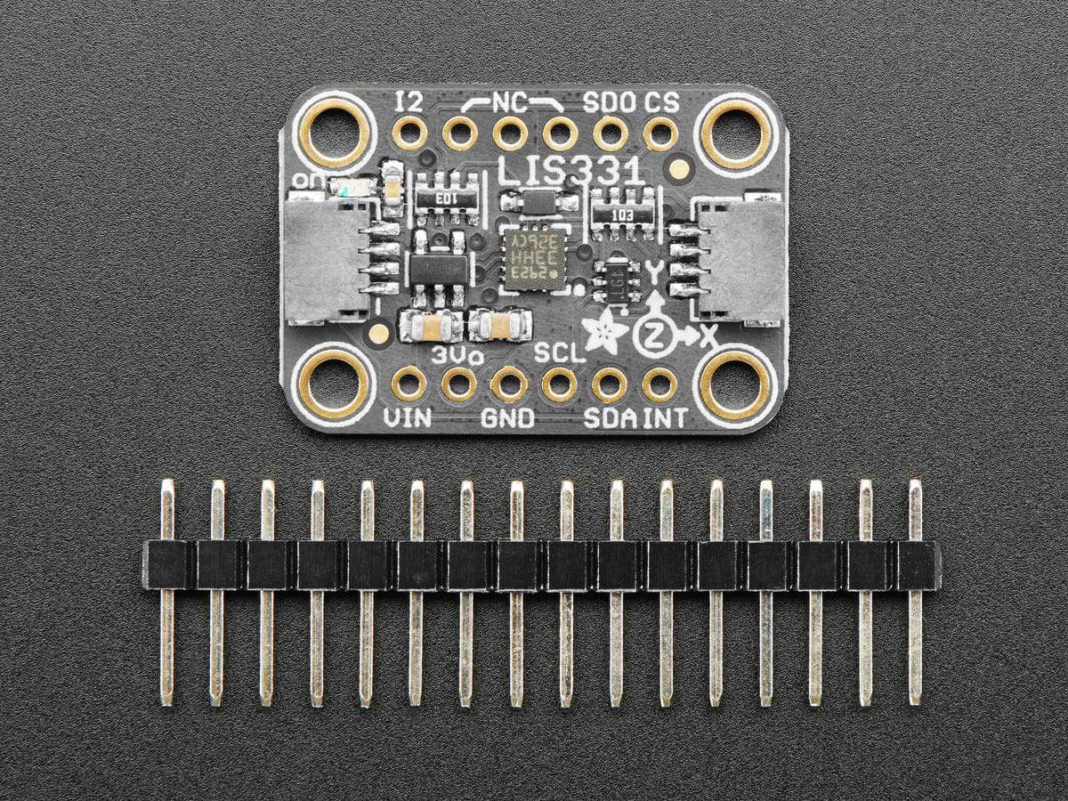 Adafruit LIS331 Triple-Axis Wide-Range ±24g Accelerometer (STEMMA QT / Qwiic) by Adafruit - The Pi Hut