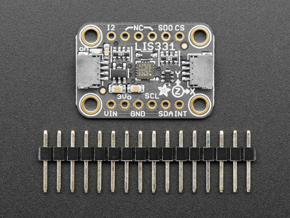 Adafruit LIS331 Triple-Axis Wide-Range ±24g Accelerometer (STEMMA QT / Qwiic) by Adafruit - The Pi Hut