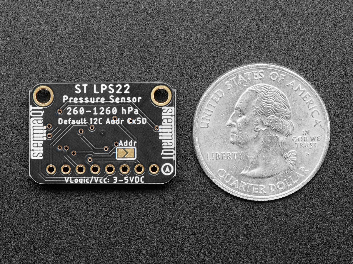 Adafruit LPS22 Pressure Sensor - STEMMA QT / Qwiic (LPS22HB) by Adafruit - The Pi Hut