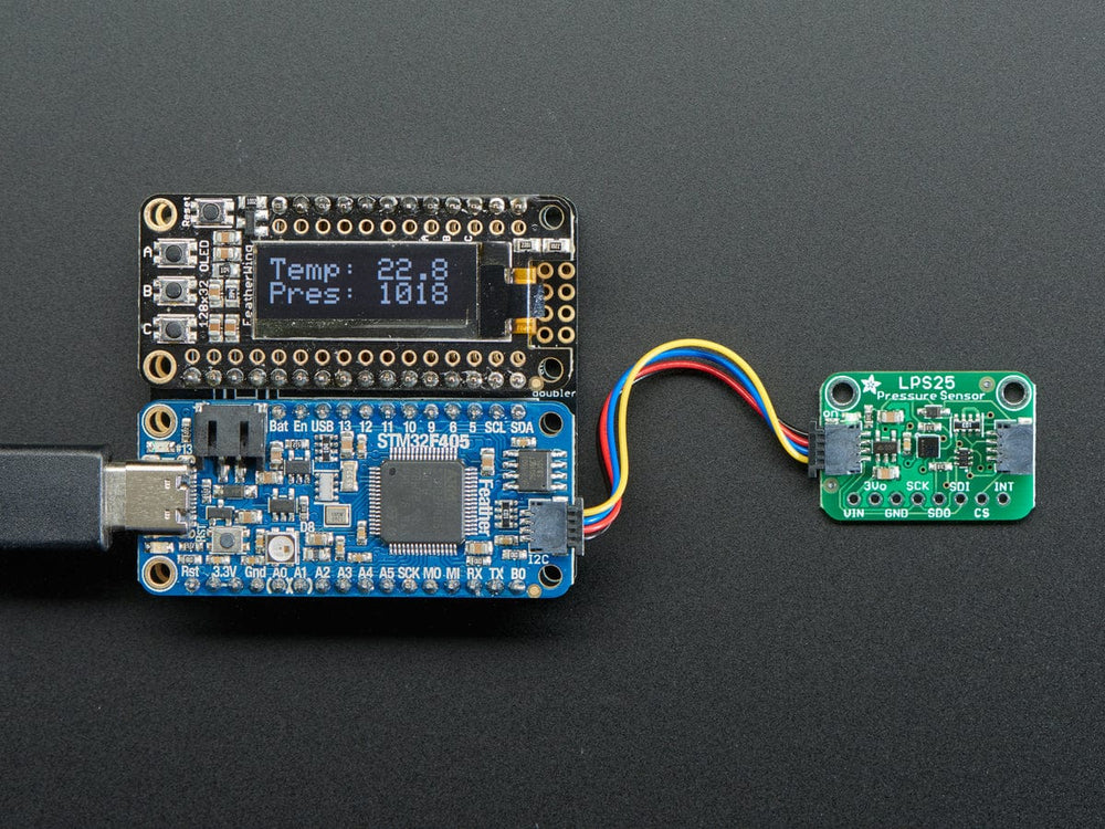 Adafruit LPS25 Pressure Sensor - STEMMA QT / Qwiic (LPS25HB) by Adafruit - The Pi Hut